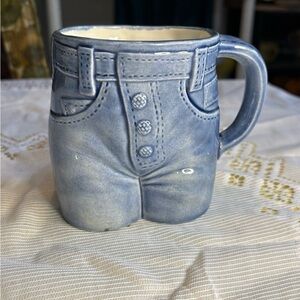 Vintage Blue Denim Style Mug